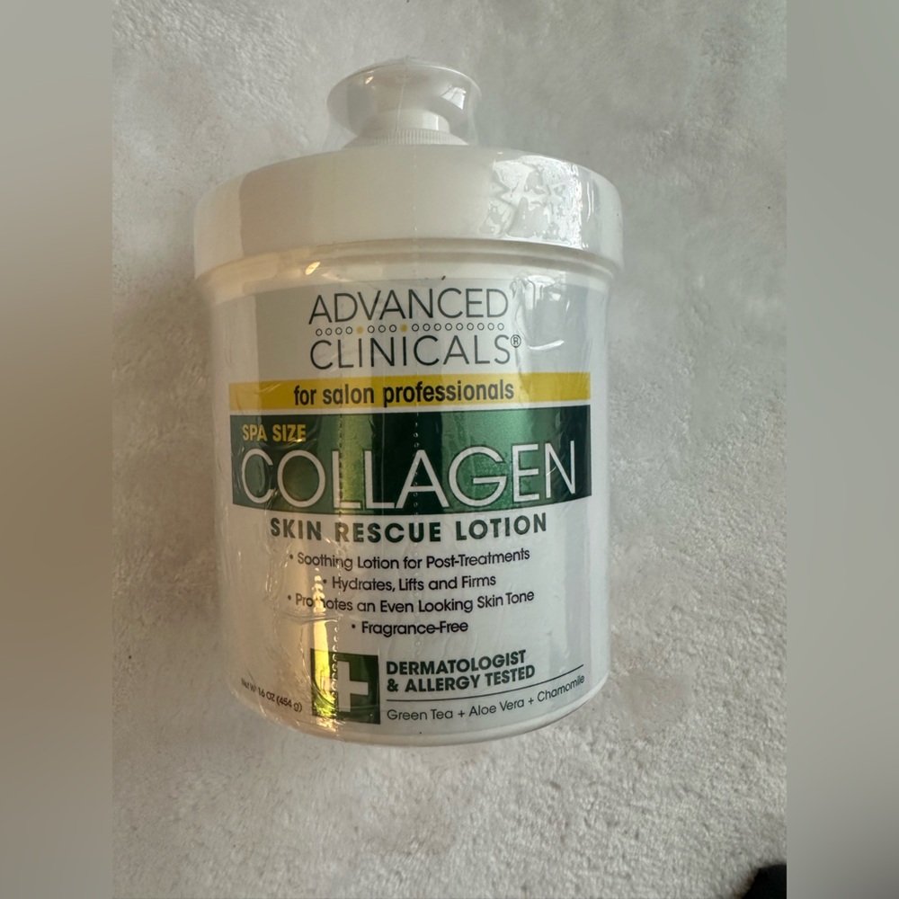 Advanced Clinicals White Collagen Skin Rescue Lotion